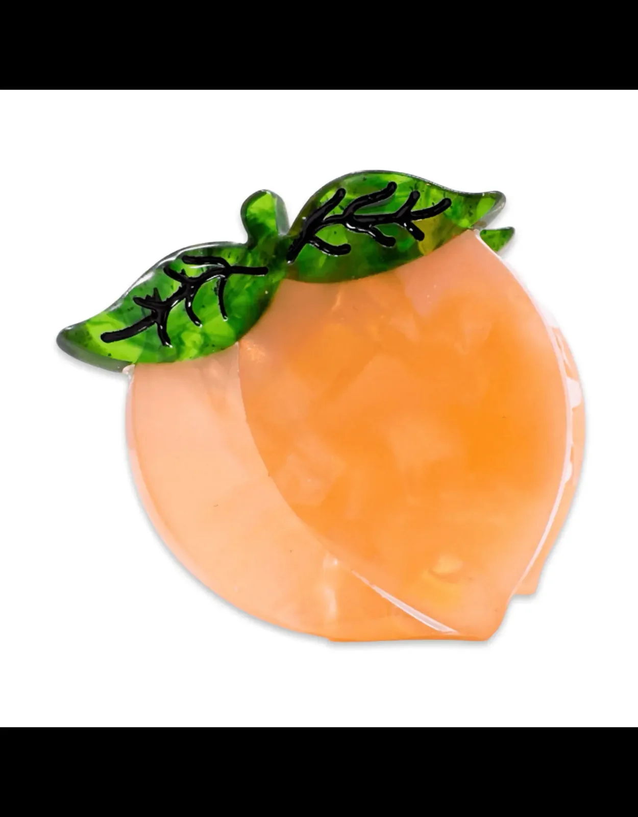 Mini Peach Hair Claw